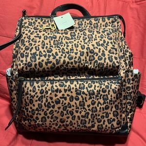 Fossil Leopard-print Backpack